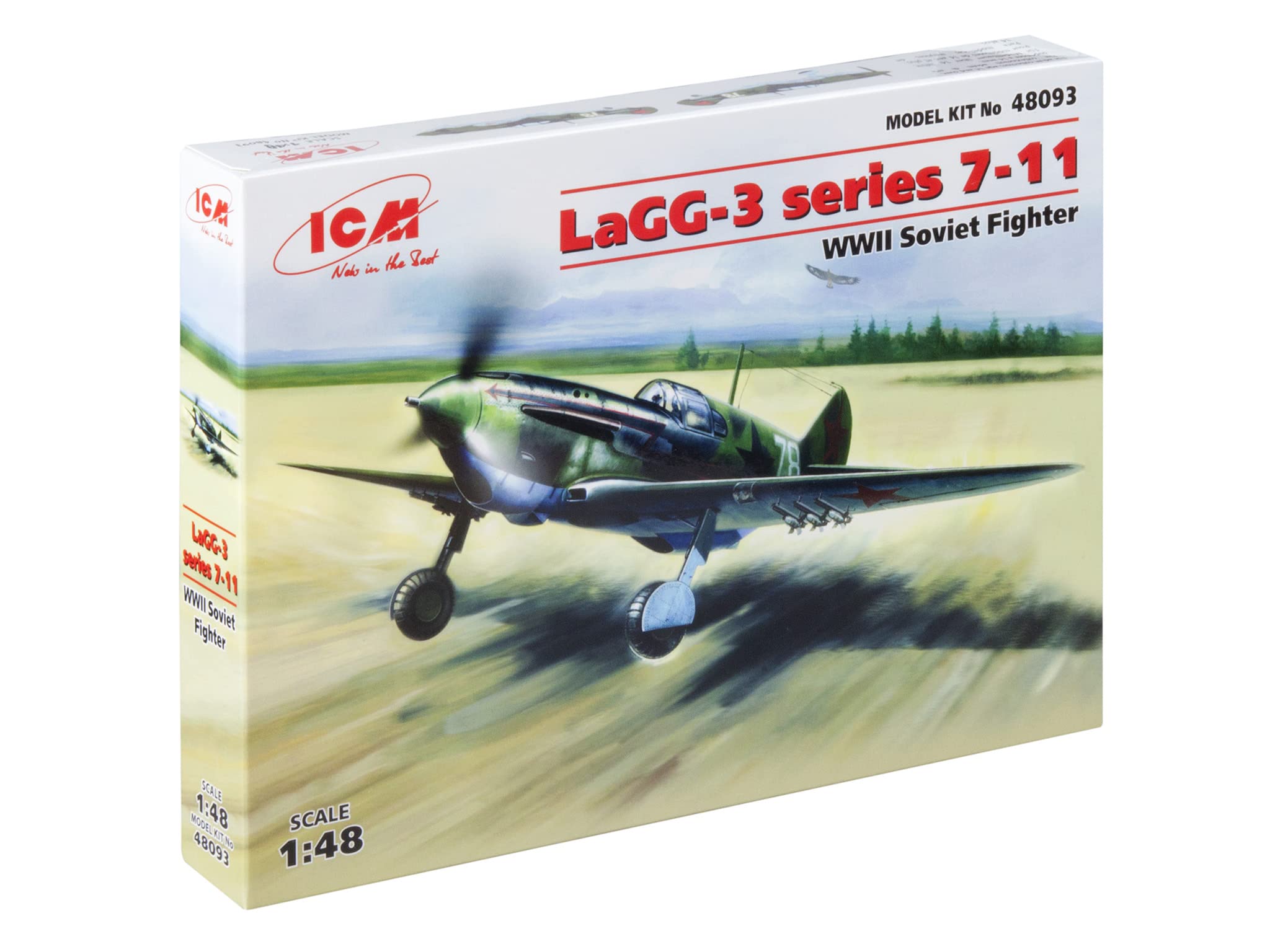 Amazon | ICM 1/48 第二次世界大戦 ソビエト軍 ラグ LaGG-3 シリーズ7